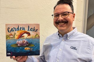 Petr Cáslava, Publisher at Albi from the Czech Republic, presents the game Garden Lake