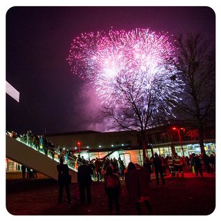 Feuerwerk im Messepark