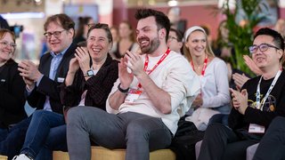 Publikum applaudiert bei der ToyAward-Verleihung.